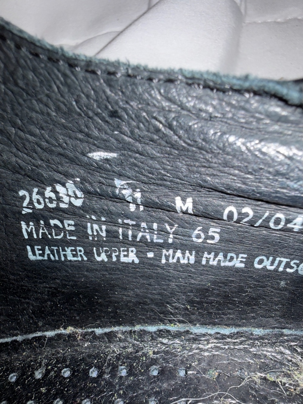 Bostonian Men’s Black Leather Split Toe Oxford Dress Shoes Size 11 Italy - Picture 7 of 7